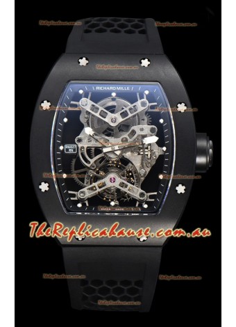 Richard Mille RM027 Rafael Nadal Titanium Casing with Genuine Swiss Tourbillon Movement Super Clone