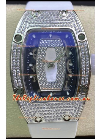 Richard Mille RM-07-01 Diamonds Dial and Casing Ladies 1:1 Swiss Replica Watch 