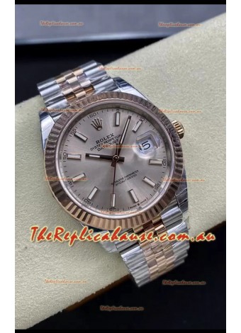Rolex Datejust 126331 41MM ETA 3235 Swiss 1:1 Mirror Replica Watch in Rose Gold 904L Steel