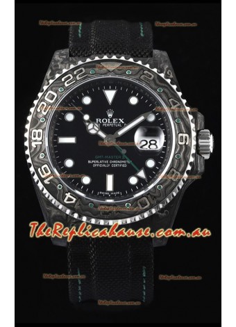 Rolex GMT Masters II DiW Edition Swiss Replica ETA 3285 Movement - Black Dial 