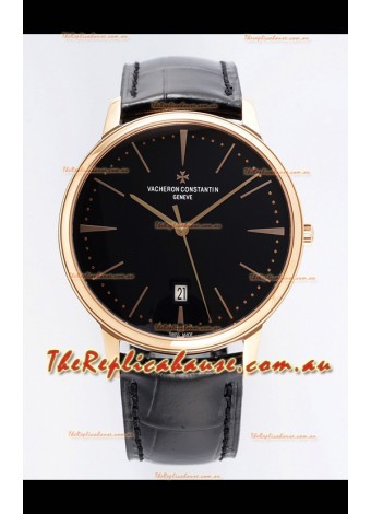 Vacheron Constantin Patrimony Rose Gold 1:1 Mirror Replica Watch 40MM 904L Steel 