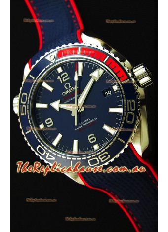 Omega Seamaster Planet Ocean Pyeong Chang 2018 Edition Swiss Replica Watch 1:1 Mirror Edition