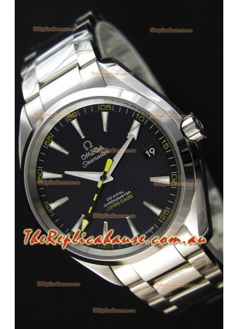 Omega Master Co-Axial Aqua Terra 15,000 Gauss Black Dial 1:1 Mirror Replica