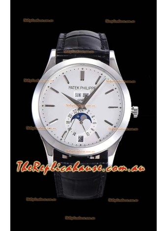 Patek Philippe Annual Calendar 5396-012 Complications Swiss Replica Watch in White Dial