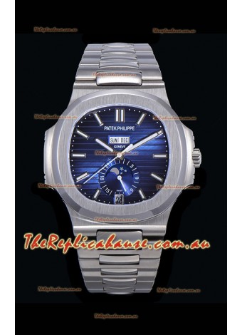 Patek Philippe Nautilus 5726A in Blue Dial 1:1 Replica Version 2022 Updated Version