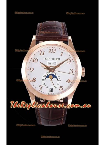Patek Philippe Annual Calendar 5396R-012 Complications Swiss Replica Watch in White Dial