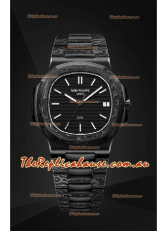 Patek Philippe Nautilus 5711 DiW Edition Ceramic/Carbon 1:1 Mirror Swiss Replica Watch