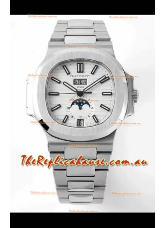 Patek Philippe Nautilus 5726A in White Dial 1:1 Replica Version 2023 Updated Version