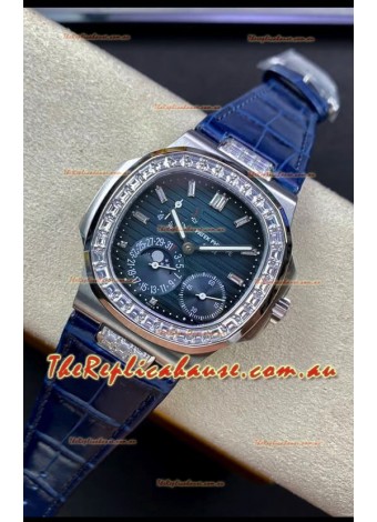 Patek Philippe Nautilus 5712G 1:1 Quality Swiss Replica Watch in Black Dial