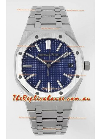 Audemars Piguet Royal Oak 15510 41MM 50th Anniversary Blue Dial 904L Steel 1:1 Mirror Replica
