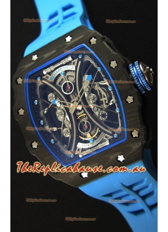 Richard Mille RM53-01 Pablo Mac Donough Carbon Case Swiss Replica Watch 