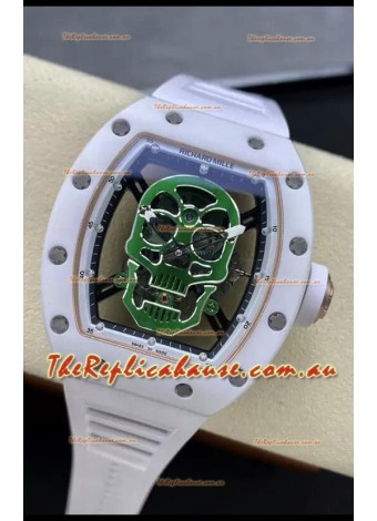 Richard Mille RM052-01 Skull Genuine Tourbillon Edition Watch in Ceramic Casing