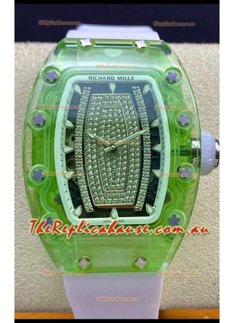 Richard Mille RM-07-02 Green Sapphire Ladies 1:1 Mirror Replica Watch 
