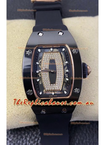 Richard Mille RM-07-01 Ceramic Casing Ladies 1:1 Swiss Replica Watch