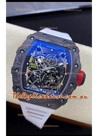 Richard Mille RM35-02 Rafael Nadal Carbon Fiber Casing with Genuine Tourbillon Super Clone Watch