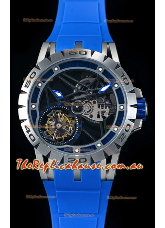 Roger Dubuis Excalibur Spider Flying Tourbillon Skeleton Titanium Casing 1:1 Mirror Swiss Timepiece