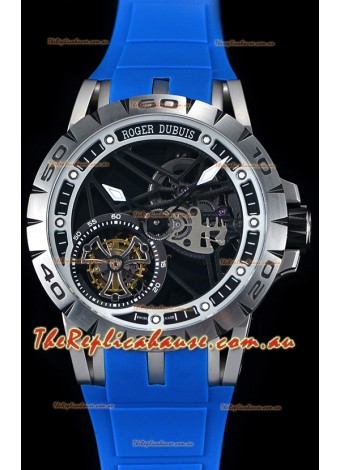 Roger Dubuis Excalibur Spider Flying Tourbillon Skeleton Titanium Casing 1:1 Mirror Swiss Timepiece