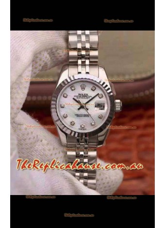 Rolex Datejust Ladies 28MM Cal.3135 Movement Swiss Replica in 904L Steel Casing