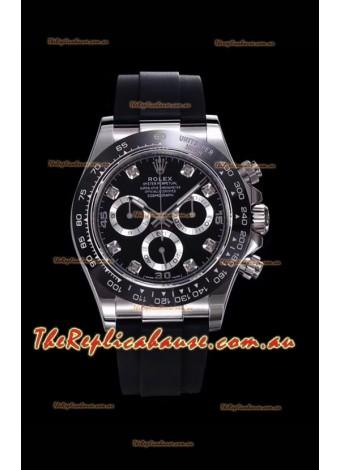 Rolex Daytona 116509 White Gold Original Cal.4130 Movement - 1:1 Mirror 904L Steel Timepiece