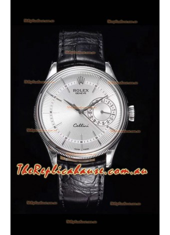 Rolex Cellini Date Ref#50519 Replica 1:1 Mirror 904L Steel Timepiece White Dial