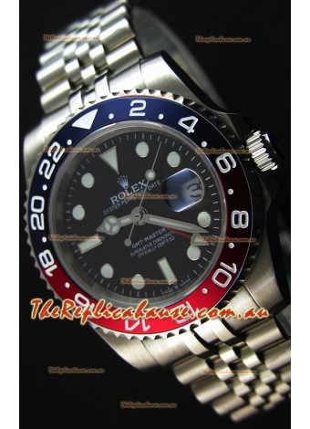 Rolex GMT Masters Japanese Replica Movement Watch in Jubilee Strap