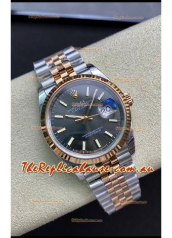 Rolex Datejust 126231 36MM Swiss 1:1 Mirror Replica  Watch in 904L Steel - Grey Dial