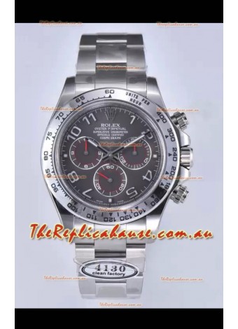 Rolex Cosmograph Daytona M116519 Original Cal.4130 Movement - 904L Steel Watch Grey Dial