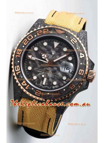Rolex GMT Masters II DiW Edition Swiss Replica Watch - 1:1 Mirror Replica Rose Gold