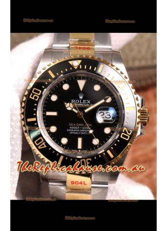 Rolex Sea-Dweller 126603 Swiss Replica Watch 1:1 Mirror Replica in Two Tone Casing 904L Steel 