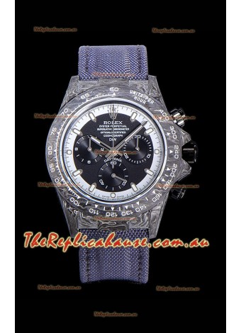 Rolex Daytona DiW Edition "Cream Invert" Forged Cabon Casing 1:1 Mirror Replica