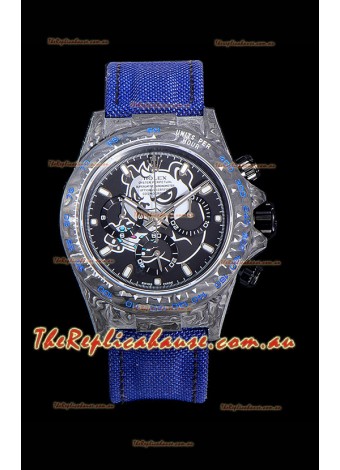 Rolex Daytona DiW Edition PANDA Edition Forged Cabon Casing 1:1 Mirror Replica