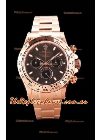 Rolex Daytona 116505 Rose Gold Original Cal.4130 Movement - 1:1 Mirror 904L Steel Watch