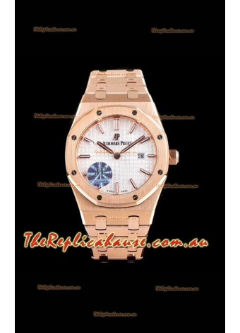 Audemars Piguet Royal Oak Quartz 33MM Swiss Watch Rose Gold - 1:1 Mirror Replica Edition