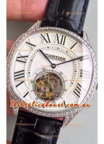 Drive De Cartier 1:1 Mirror Replica Watch with Tourbillon Movement