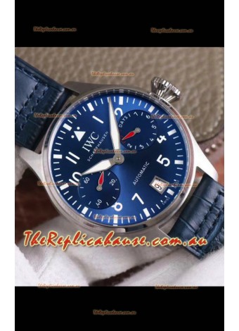 IWC Big Pilot Power Reserve Edition Swiss Replica Watch in Blue Dial 1:1 Mirror Quality