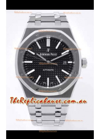 Audemars Piguet Royal Oak 41MM Black Dial 904L Steel CALIBRE 4302 Movement 1:1 Mirror Replica