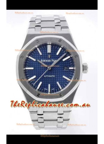 Audemars Piguet Royal Oak 41MM Blue Dial 904L Steel CALIBRE 4302 Movement 1:1 Mirror Replica