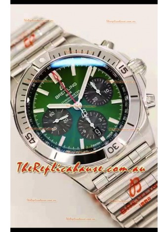 Breitling Chronomat B01 42 Edition Swiss 904L Steel Casing Green Dial 1:1 Mirror Replica Watch