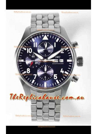 IWC Pilot Chronograph Le Petit Prince Edition Blue Dial 1:1 Mirror Replica Watch