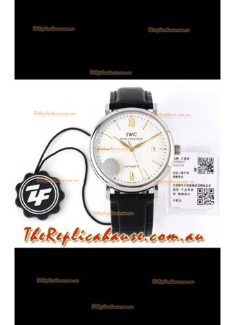 IWC Portofino Automatic 1:1 Mirror Quality Grey Dial Steel Casing Swiss Replica Watch