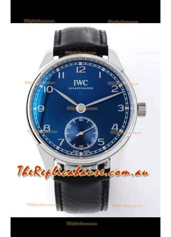 IWC Portofino Automatic 1:1 Mirror Quality Blue Dial Steel Casing Swiss Replica Watch