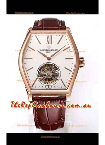 Vacheron Constantin Malte Tourbillon 1:1 Mirror Quality Rose Gold Swiss Replica Watch 