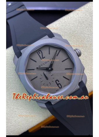 Bvlgari Octo Finissmo Edition 1:1 Mirror Replica Sandblasted Ceramic Casing