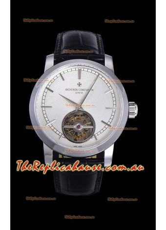 Vacheron Constantin Minute Repeater Tourbillon Swiss Replica Watch in Steel Casing 44MM Steel Casing