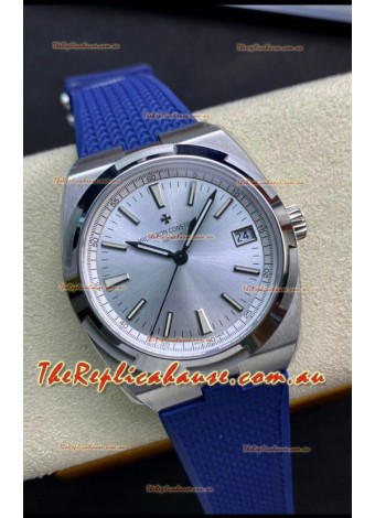 Vacheron Constantin Overseas 1:1 Mirror Swiss Replica Watch in Steel Dial - Rubber Strap