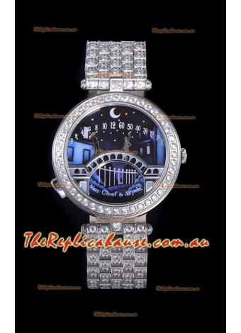 Van Cleef & Arpels Lady Arpels Pont des Amoureux Watch in Swiss Automatic Movement