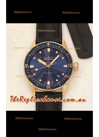 Blancpain Fifty Fathoms BATHYSCAPHE Rose Gold Edition Swiss Replica 1:1 Swiss Watch