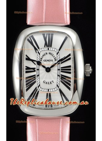 Franck Muller Galet Ladies Swiss Quartz Pink Strap Timepiece