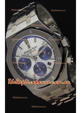 Audemars Piguet Royal Oak Chronograph White Dial Steel Strap Swiss Replica Watch 