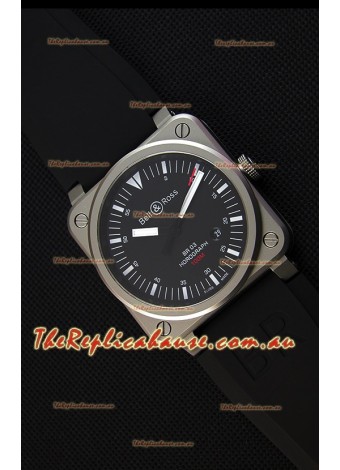 Bell & Ross BR03-92 Horograph Black Dial Swiss Rubber Strap 1:1 Mirror Replica Watch